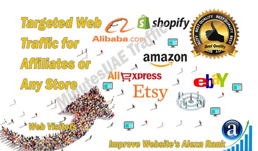 High-quality web traffic for Affiliates, Amzon, eBa...