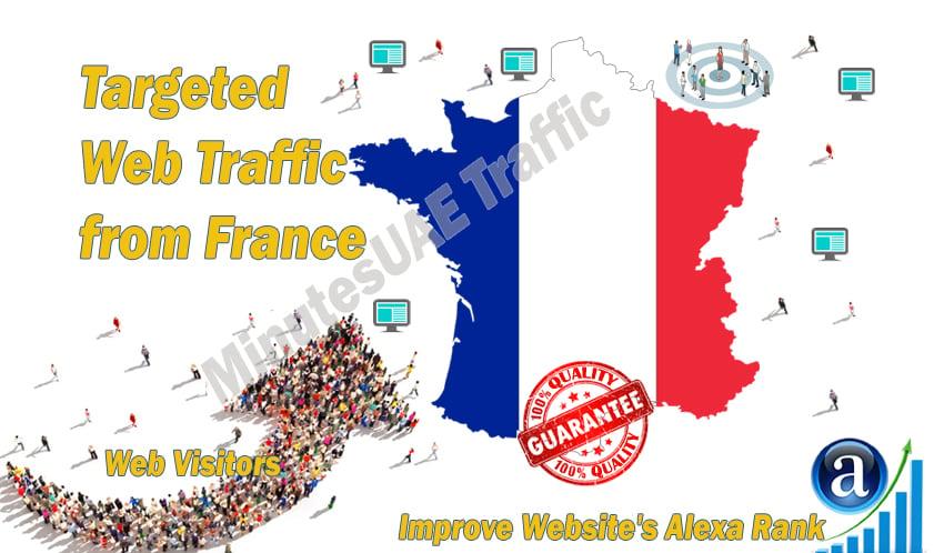 French web visitors real targeted Organic web traffic...