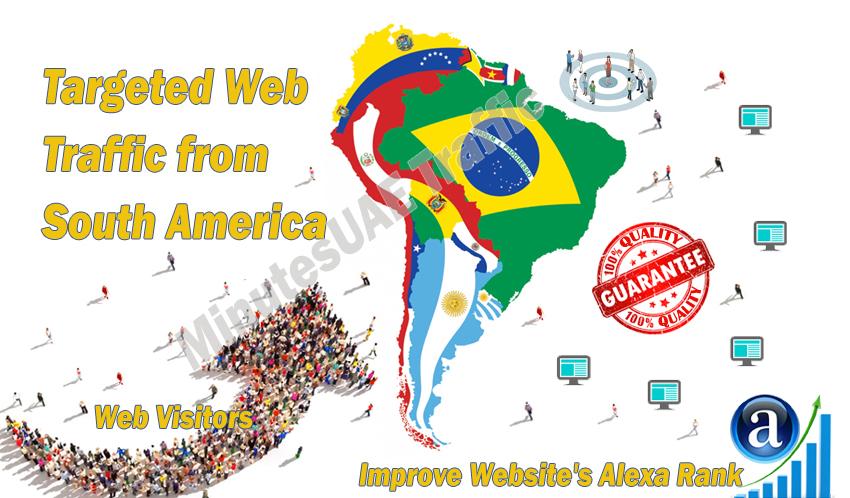 South America web visitors real targeted Organic web ...