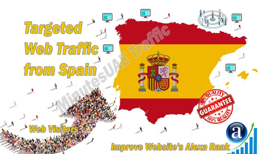 Spanish web visitors real targeted Organic web traffi...