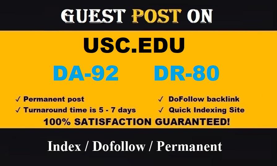 Guest post on California Edu University Blog - usc. e...