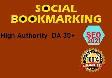 Bookmark your site to 40 Social bookmarking sites DA3...