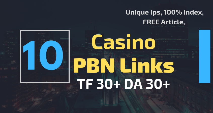 10 Casino / Poker PBN Backlinks on HIgh Authority Sit...