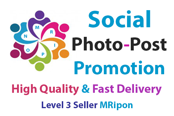 Add Instant High Quality Real Photo Post Video Promot...