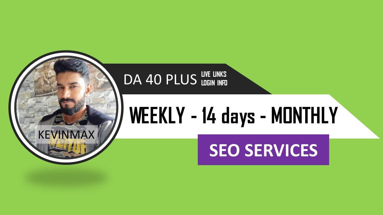 Do Weekly Bi Weekly and Monthly SEO Works - Super Pow...