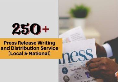 250+ Press Release Writing and Distribution Service L...