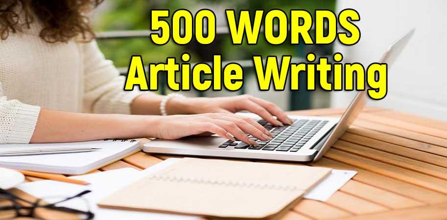 Write a 500 words unique article or blog post on any ...