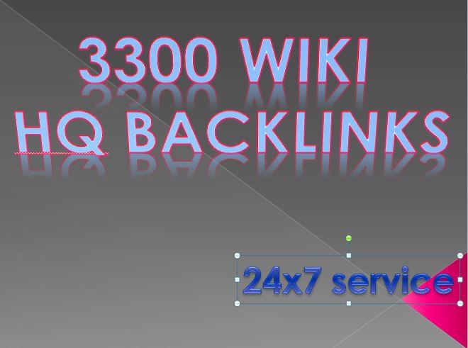 3300 wiki backlinks include mix profile and articles ...