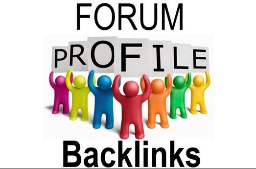 200 Forum Profile Backlink within 24 hours