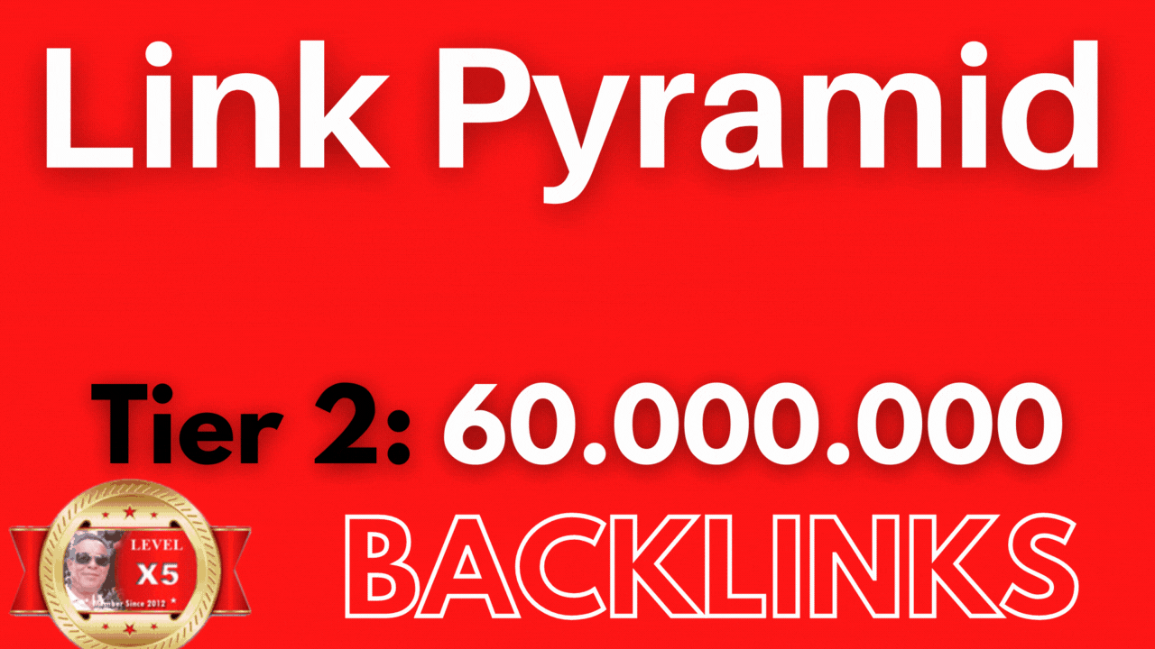 SEO Link Pyramid For Google Ranking By Level X5 Selle...