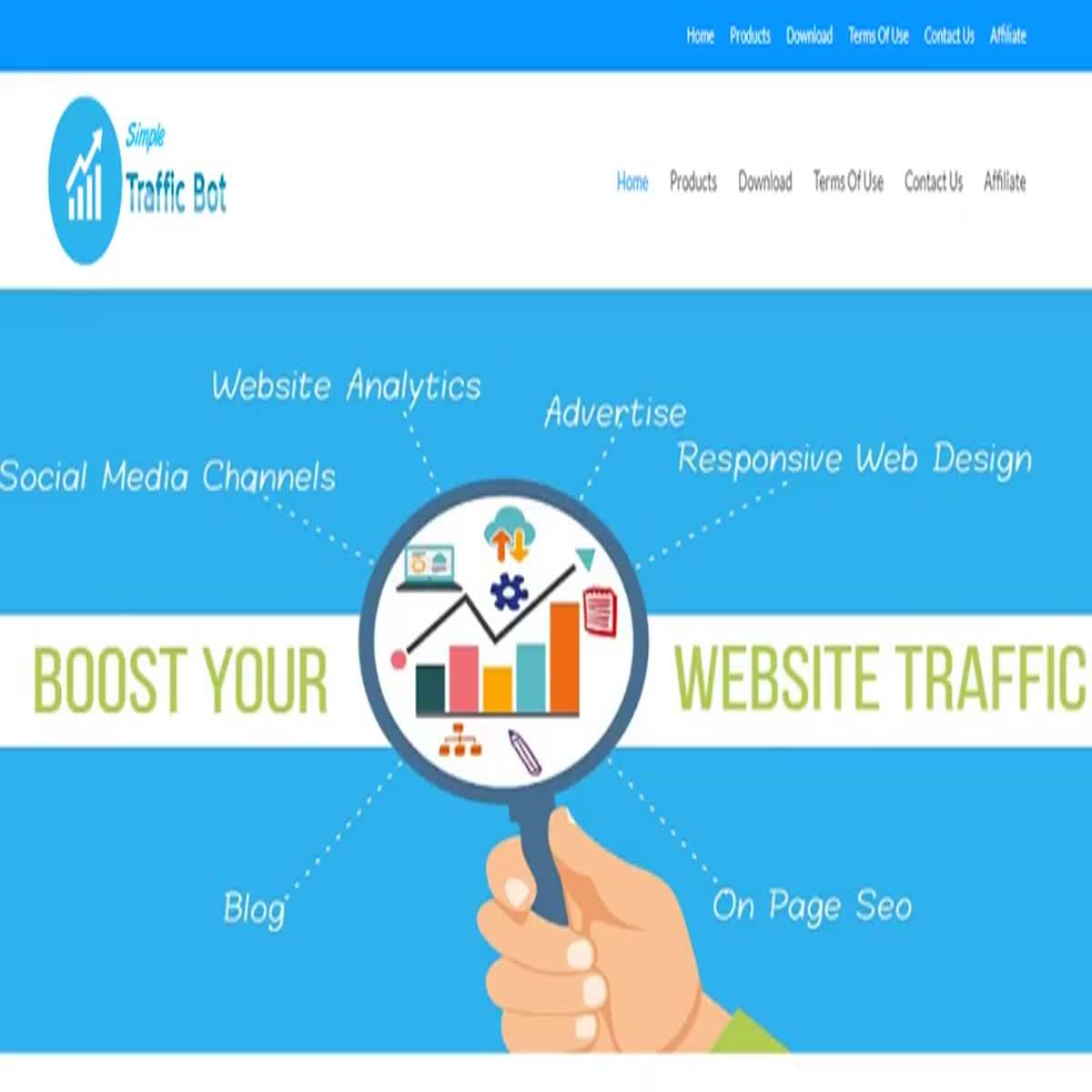 Simple Traffic Bot - Generate unlimited traffic for y...