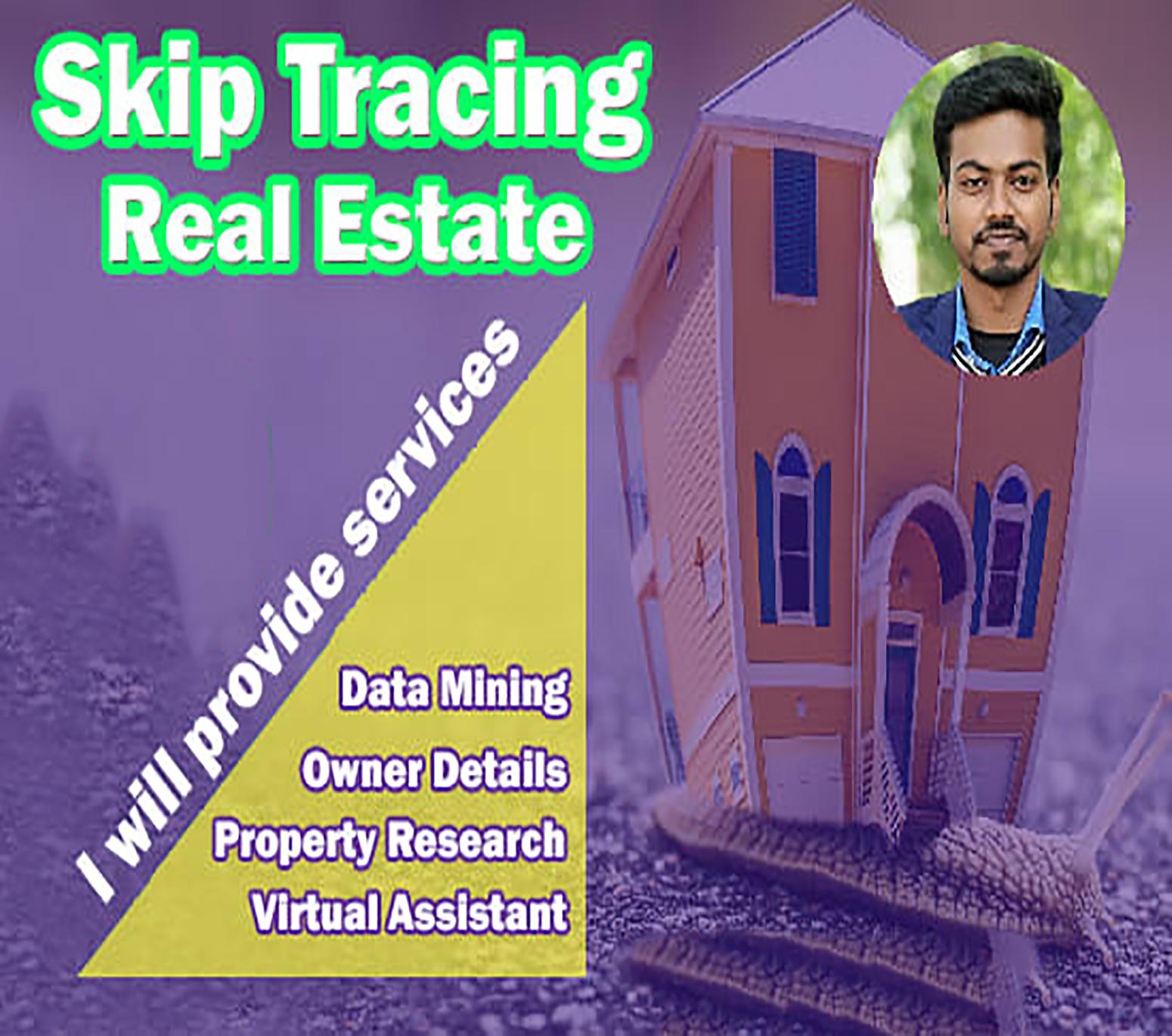 I can provide 3 Skip Tracing Links for Real Estate In...