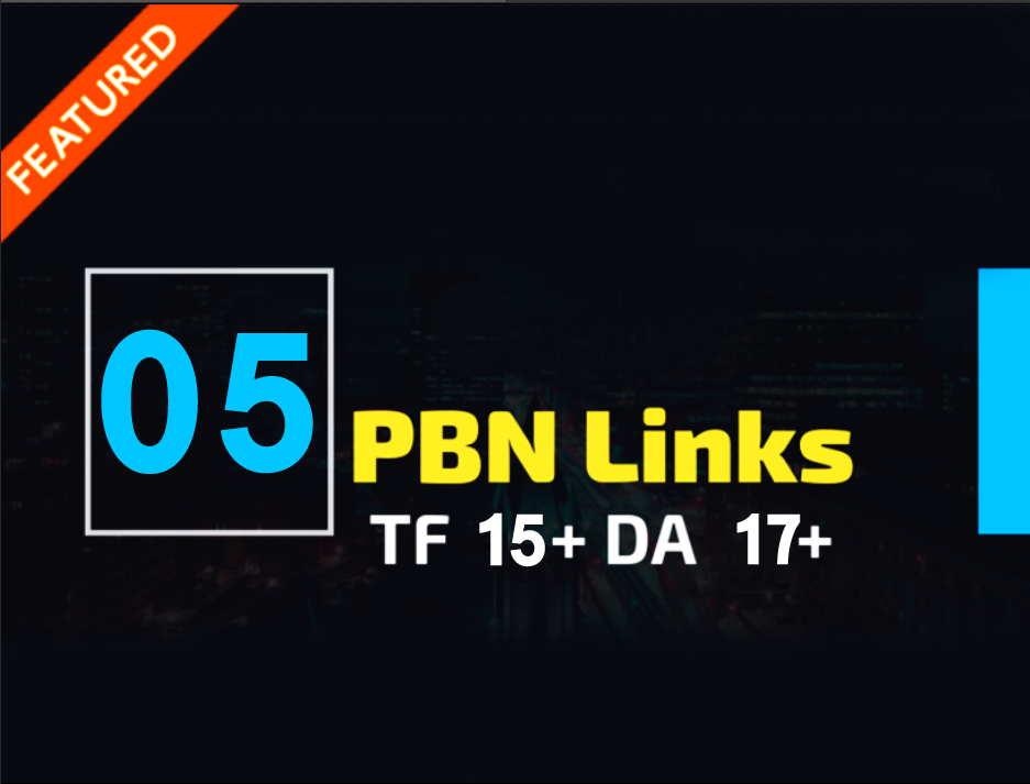 5 Permanent Homepage Backlinks Links from High DA, TF...