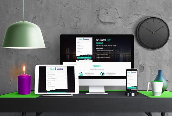 I will design creative and professional landing page