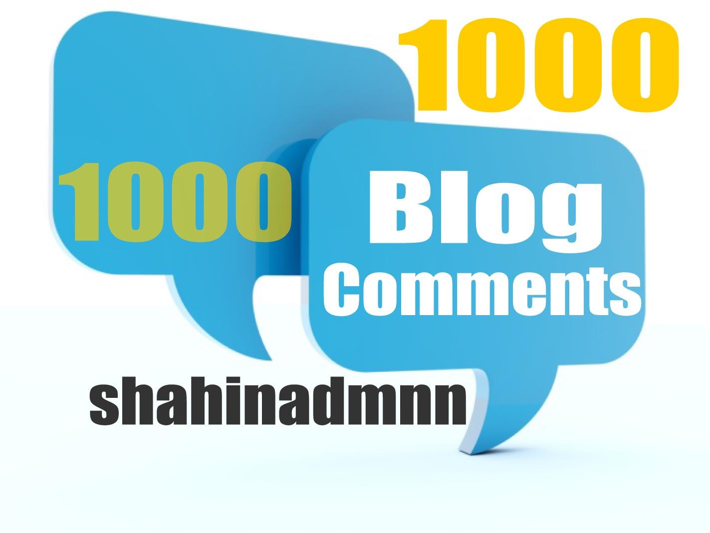 5 x 1000 Blog Comments Backlinks easy Link Juice And ...