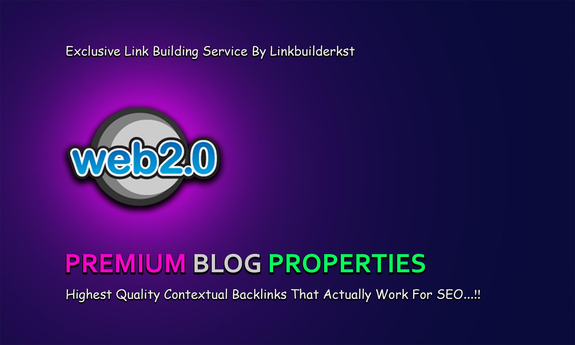 10 Premium Web 2.0 Buffer Blog Properties With Login ...
