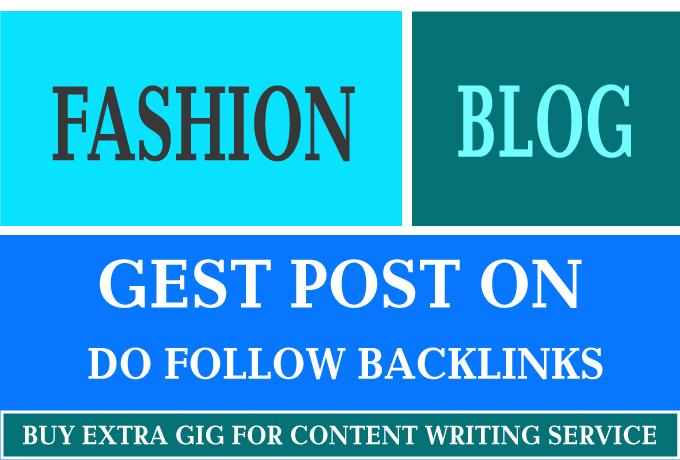 I Will Guest Post On Fashion Blog