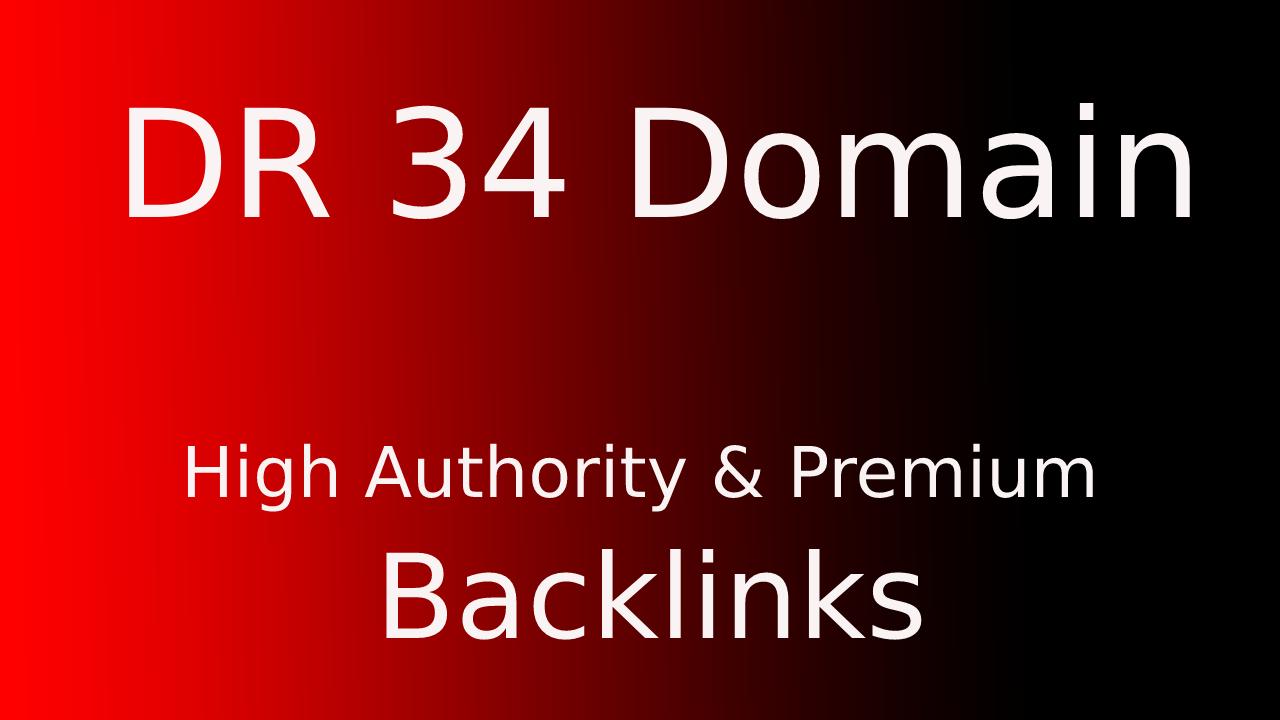I will build super quality high 1 DR34 seo dofollow B...