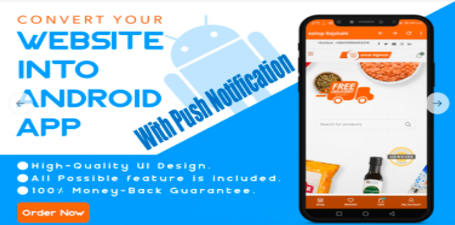 Convert Your Website To Android App With Push Notific...
