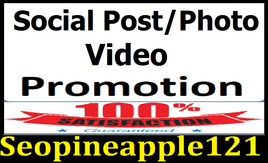 Instant Social Marketing Post Or Video Promotion Mark...