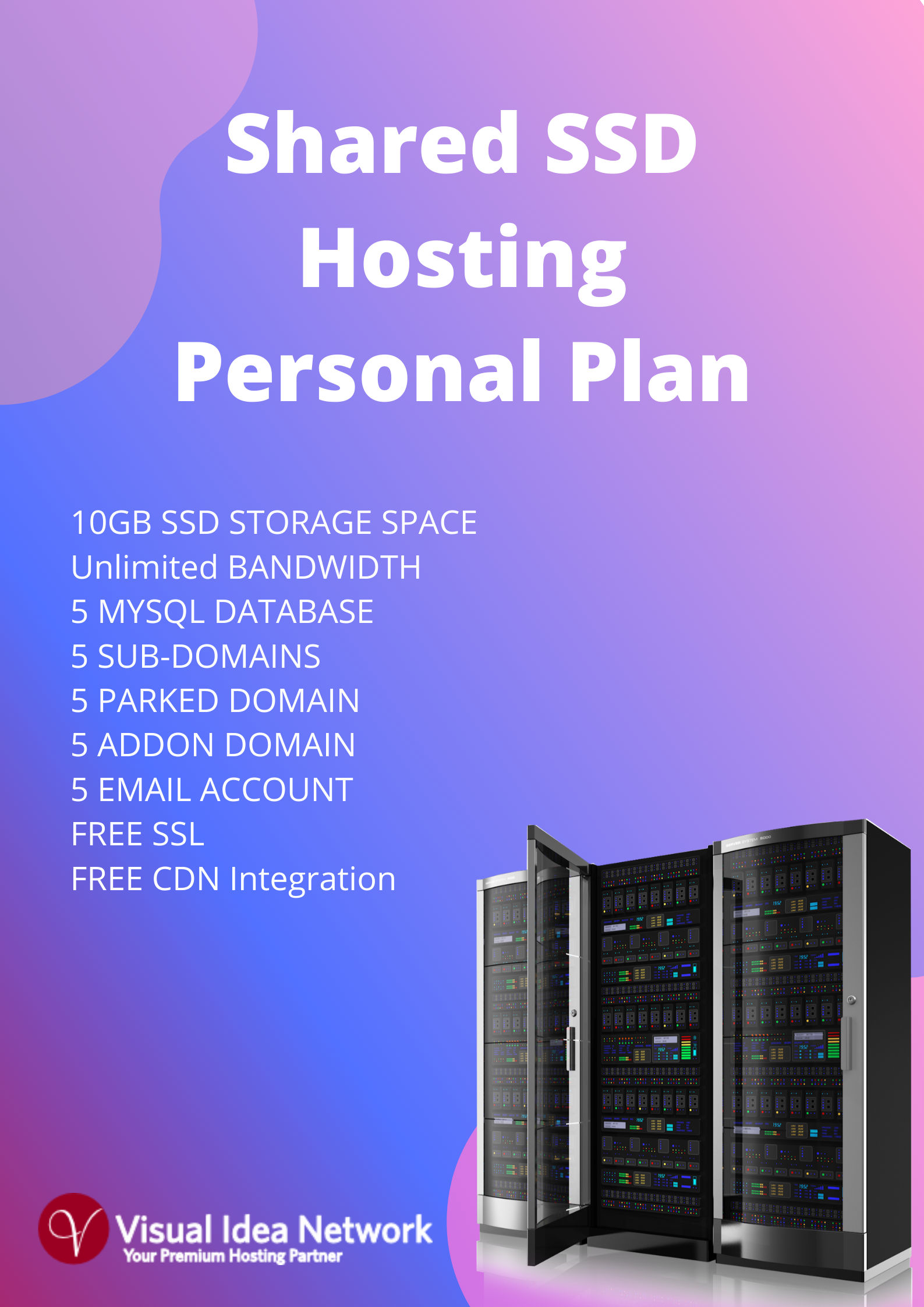 Shared SSD Personal Hosting Plan