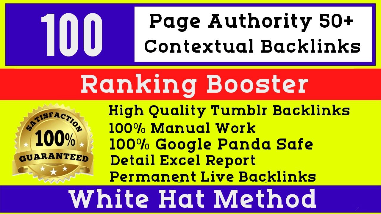 100 High Quality PA50-77 Permanent Tumblr PBN blog po...