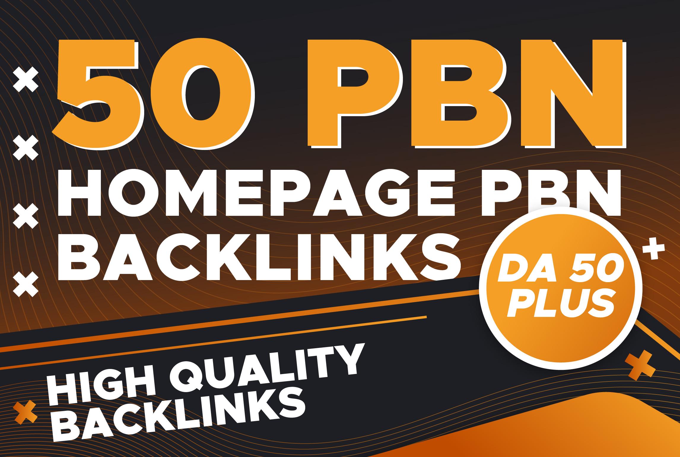 Get 50 PBNs Post With DA/PA 50+ Permanent Backlink