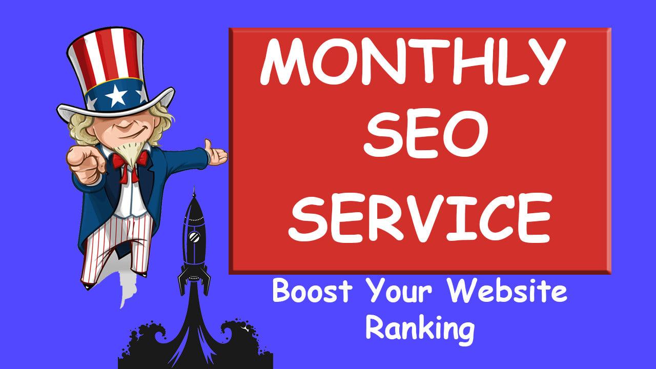I will skyrocket google ranking with our monthly SEO ...