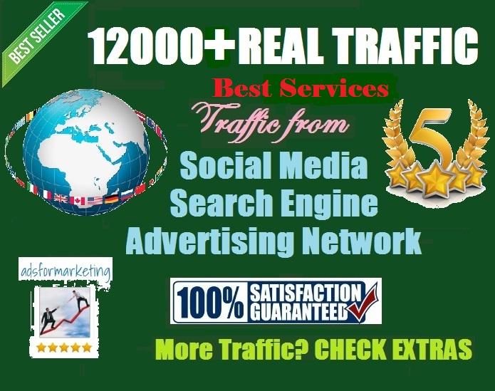 12000 Increase your website organic visitors with low...