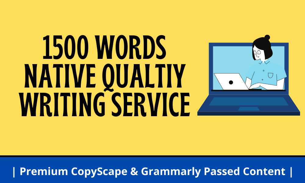 Get 1500 Words Keyword Optimized & Well Researche...