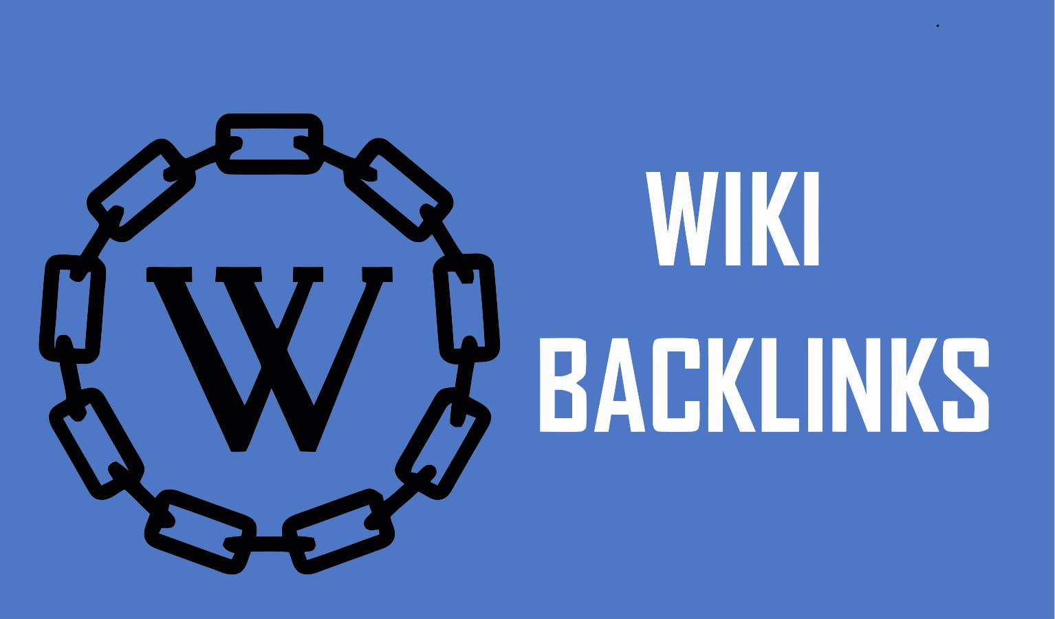 Provide 50 High quality wiki backlinks