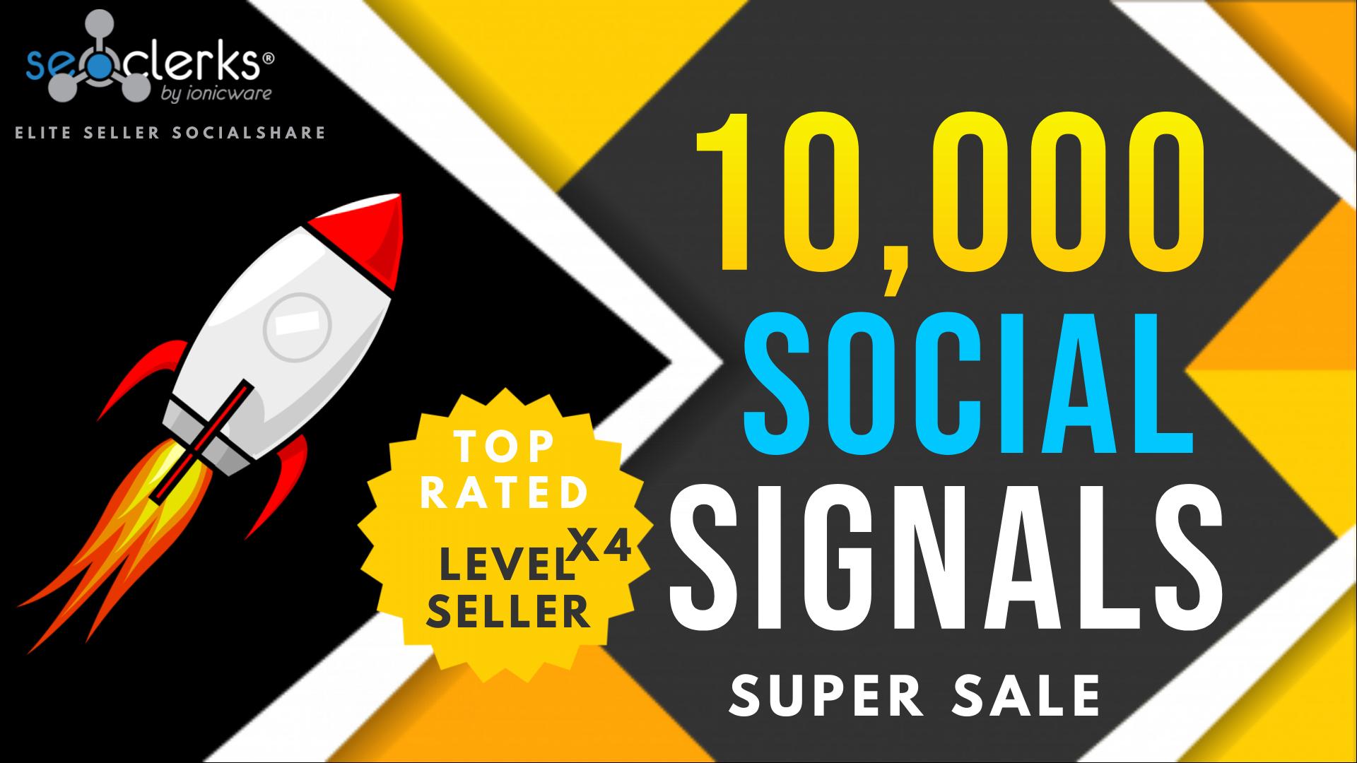 10,000 PR10 Social Network Signals Bookmarks / Backli...
