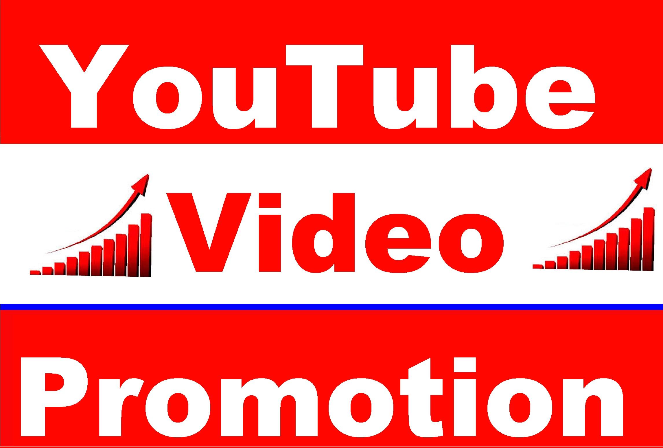 YouTube Video Promotion High Quality Real Active Audi...