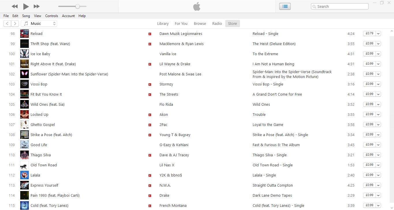 Build A Charting History In The UK Genre Top 200 Char...