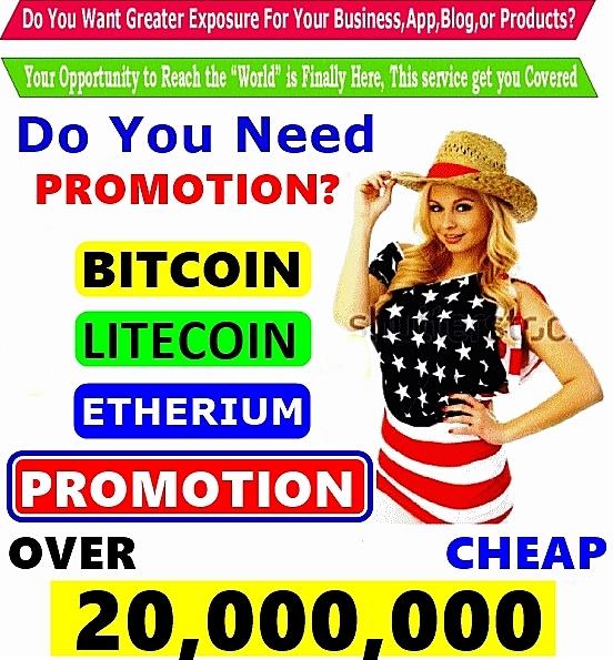 BITCOIN SEO Services PROMOTION -PROMOTE ALL Cryptocur...