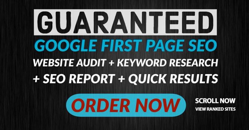GOOGLE TOP 3 GUARANTEED Google first page off page se...