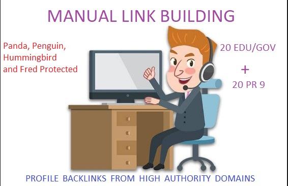 20 Edu - Gov + 20 PR 9 High DA SEO Authority Backlink...