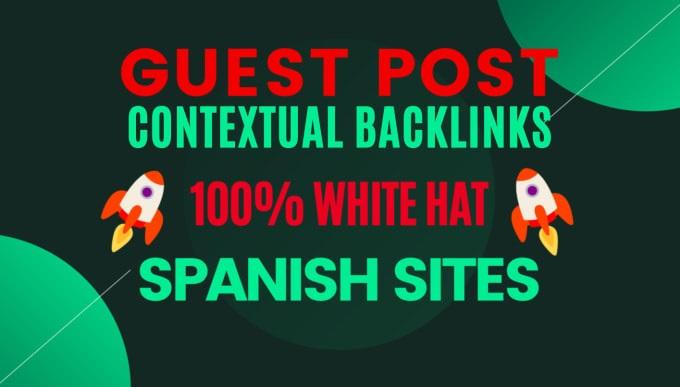 do link building with backlinks in guest post in span...