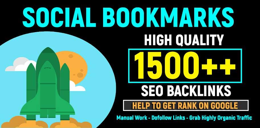 Add Your Website to 1500 SEO Social Bookmarking High ...
