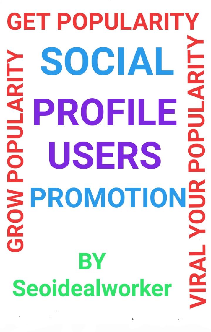 High Quality Social Profile user service and grow you...