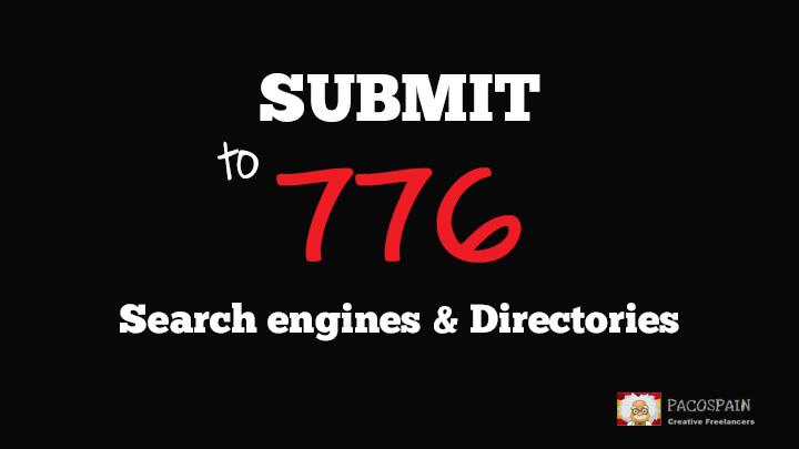 add your website to 776 search engines and directorie...