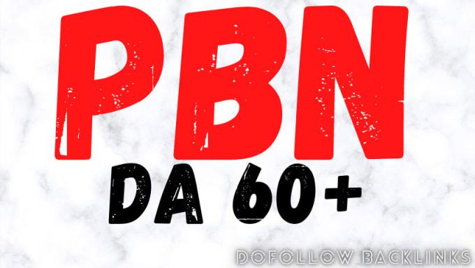 Provide 500 DA 60+ High Quality Pbn Backlinks