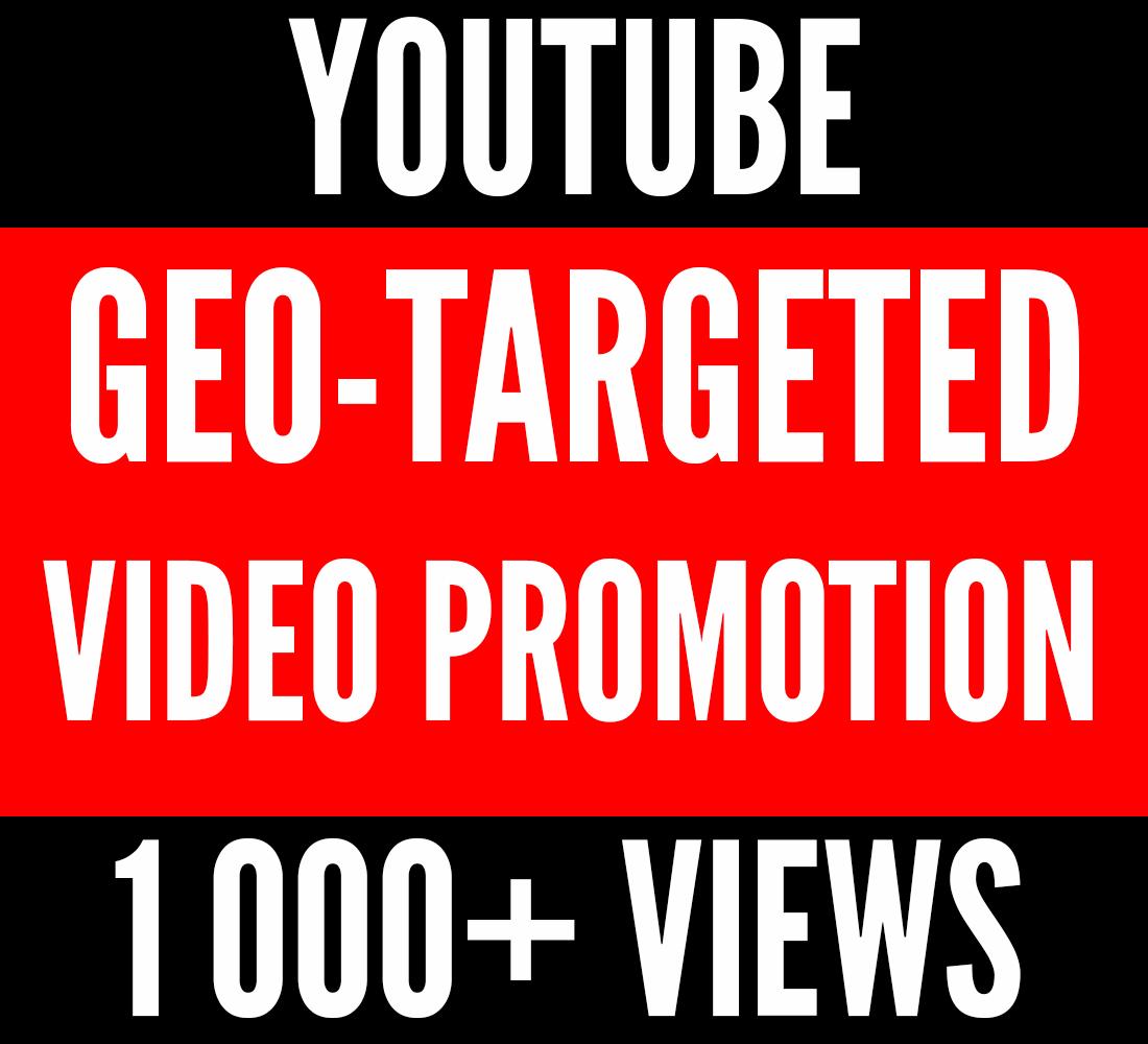 Geo-targeted Youtube video promotion