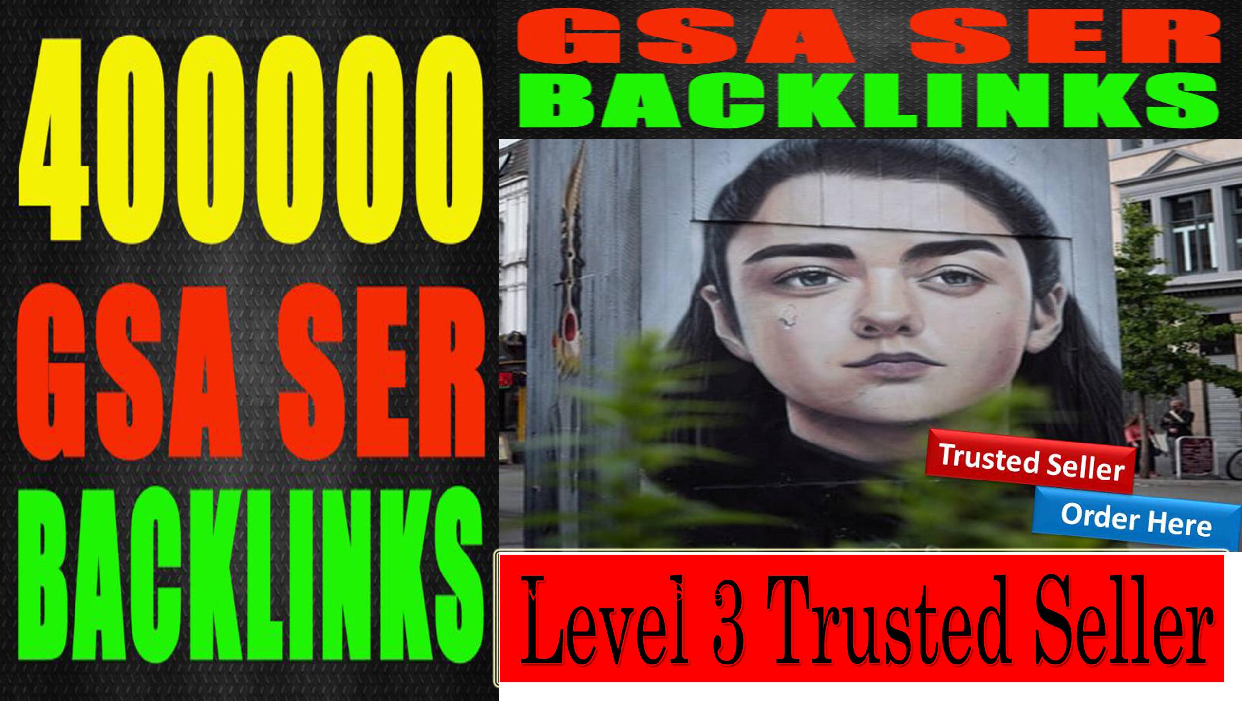 Get Rank with 400,000 High Quality, GSA, SEO Backli...