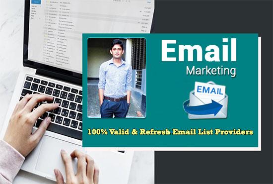 I will Generate 3K niche targeted email list clean an...