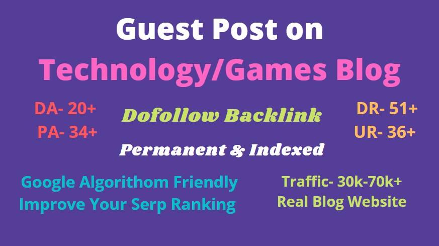 Publish A HQ SEO Guest Poost With Dofollow Backlink T...