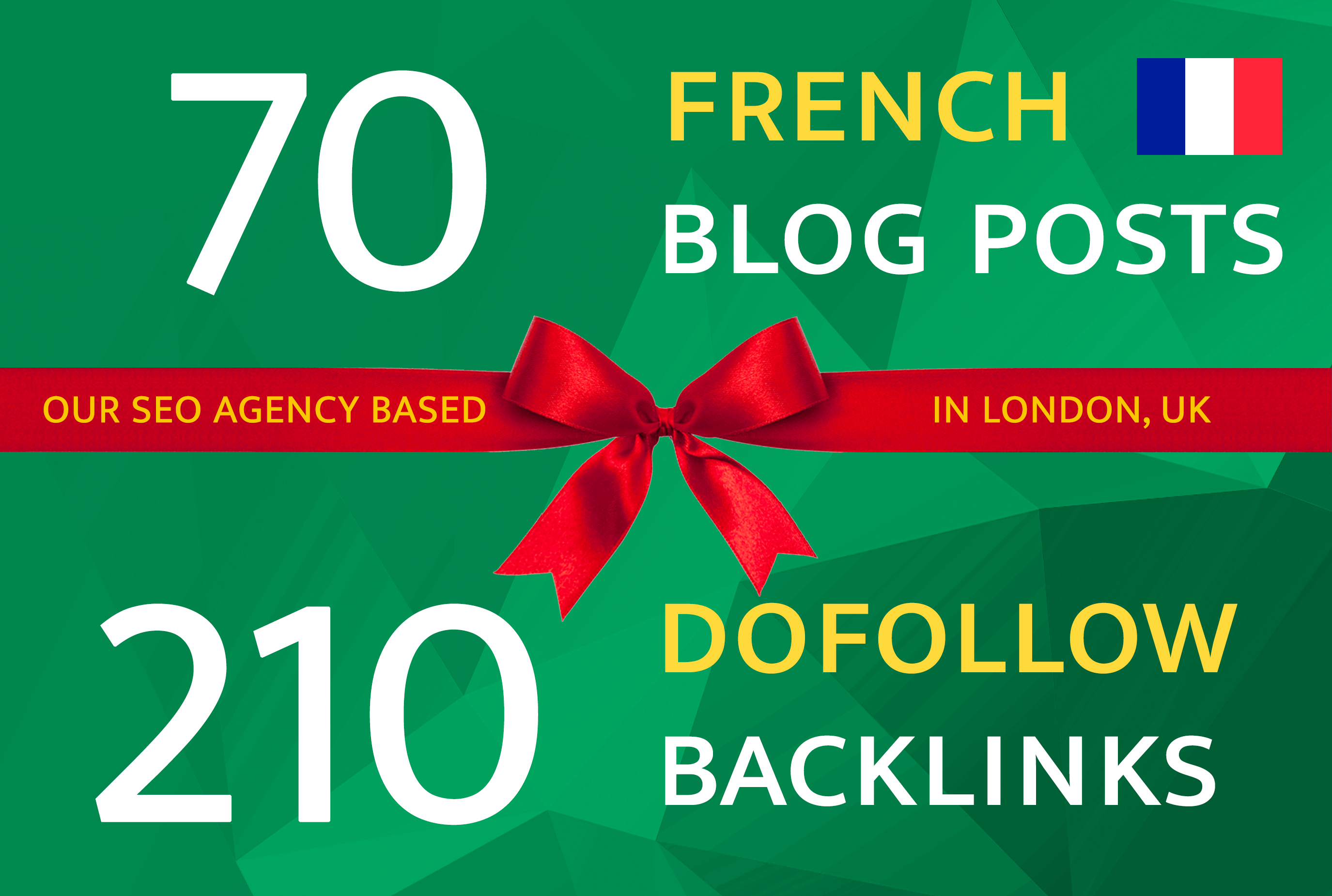 Manual submissions 70 blog posts and 210 french franc...