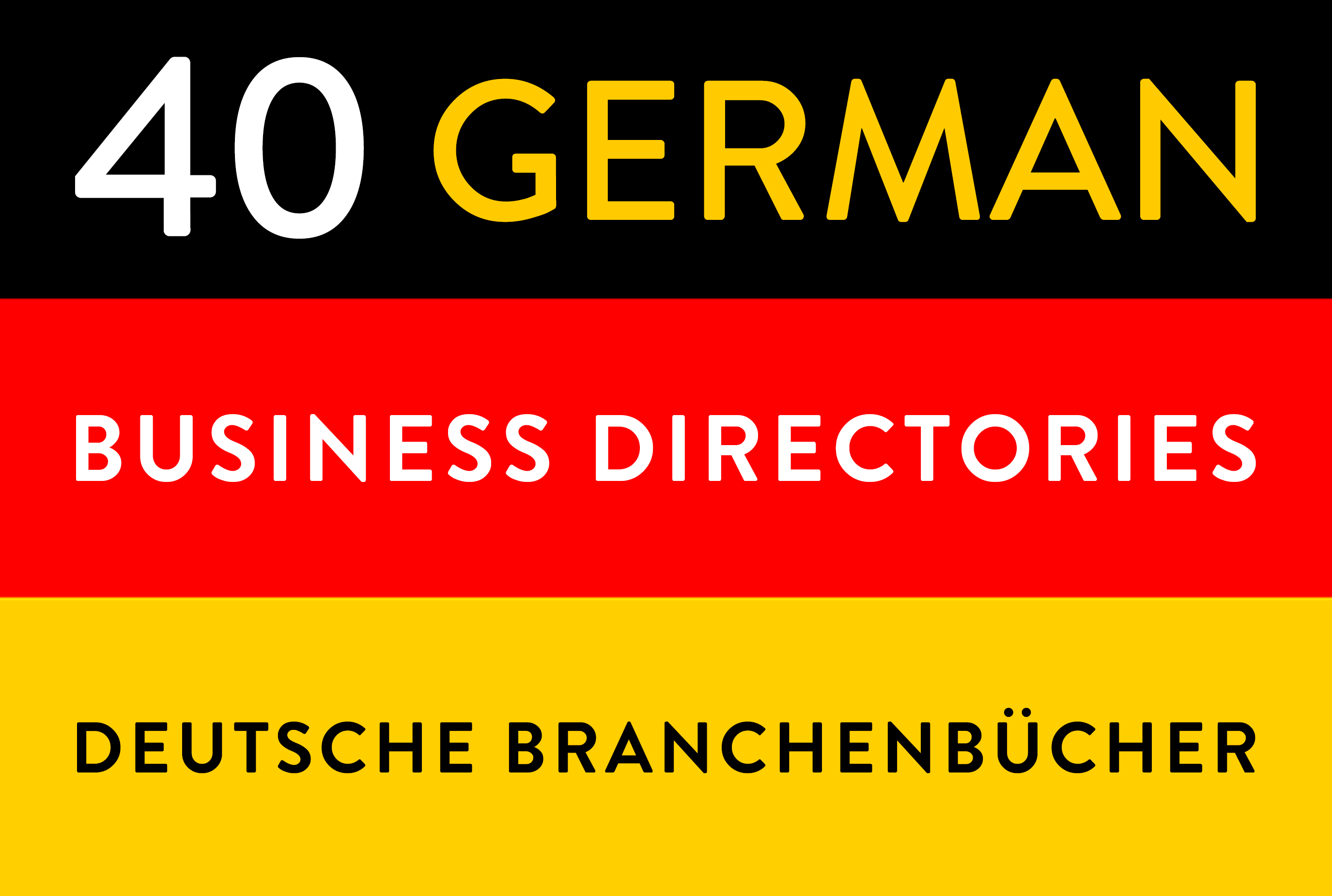 Manual submissions to 40 german deutsche business dir...