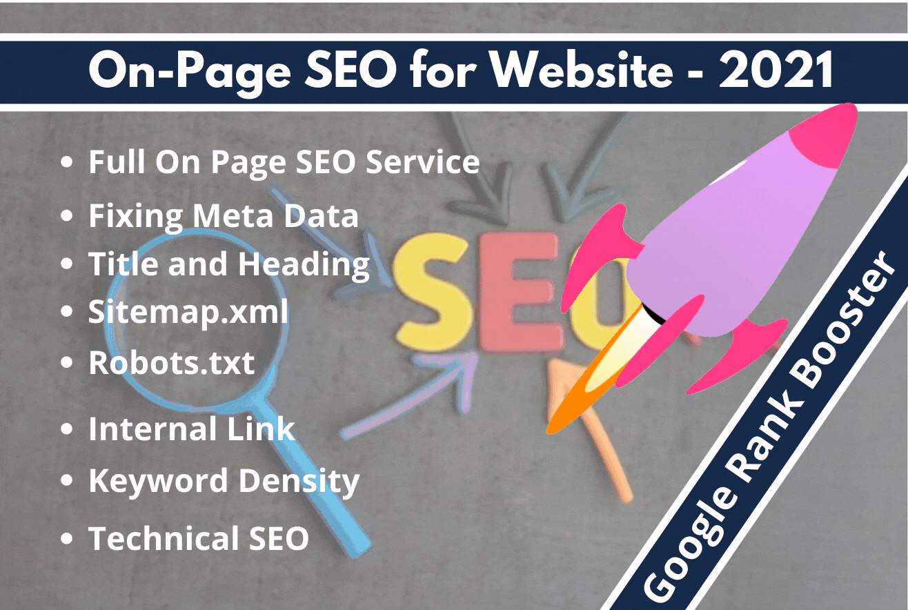 Help to Rank Website on Google's First Page SEO Optim...
