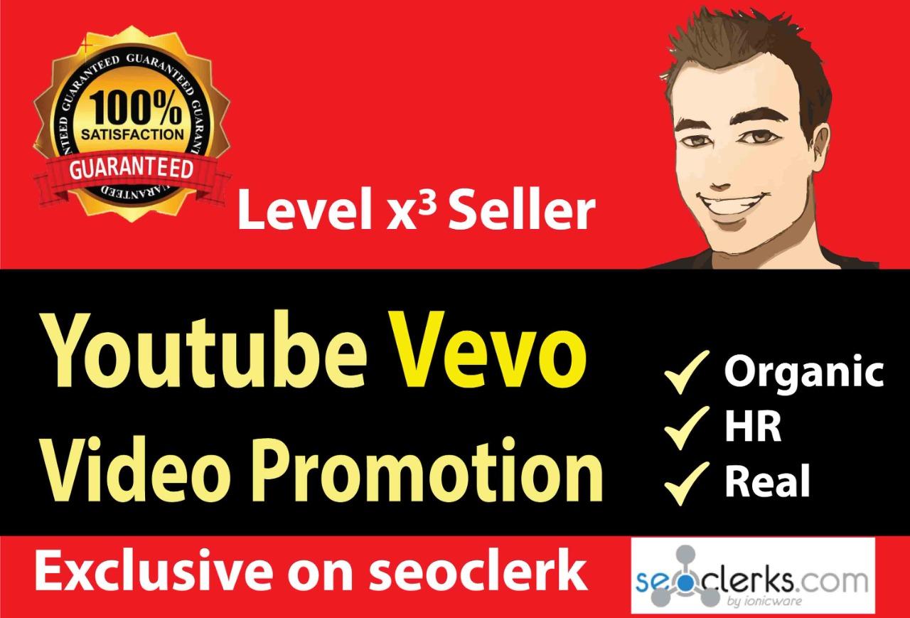 Youtube Vevo video promotion for getting real audienc...